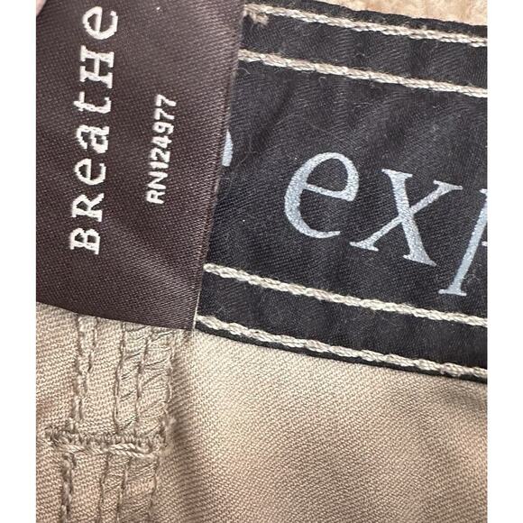 PrAna Breathe Hemp Chino Pants Mens Sz L Tan Hiking Gorpcore Tactical 35x30‎ - Picture 8 of 14